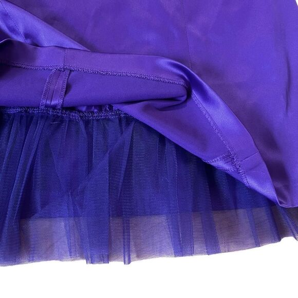 Purple RW&Co. Strapless Dress Size 8 - Picture 6 of 11